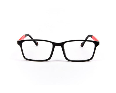 Peepstar - KIDS Square Full Frame - Black Matt Red - AMLT14002 - (LENSES INCLUDED)*