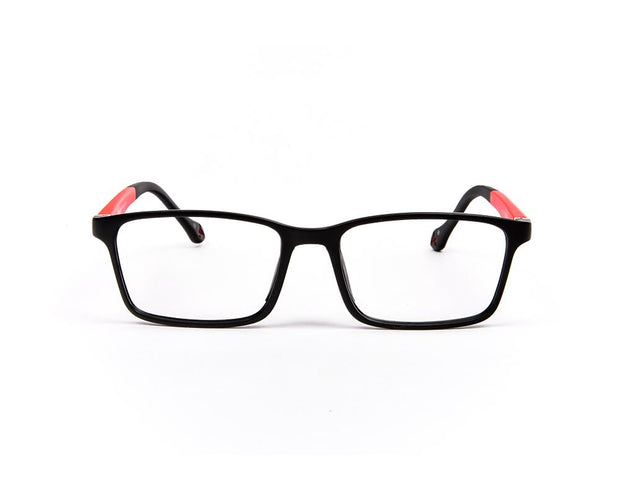 Peepstar - KIDS Square Full Frame - Black Matt Red - AMLT14002 - (LENSES INCLUDED)*