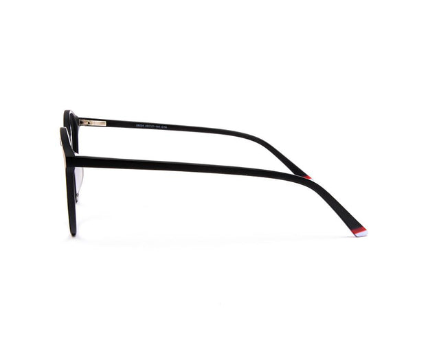 HAPPSTER - FULL FRAME - UNISEX - BLACK MATT - BLACK - ROUND - (Lenses Included)*