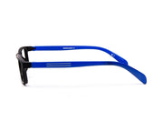 SHELL  - FULL FRAME - KIDS - BLACK MATT - BLUE - SQUARE - (Lenses Included)*