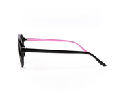 SHELL FRAME - FULL FRAME - BLACK SHINE - TUK2415 - ROUND - 50 - Lenses Included