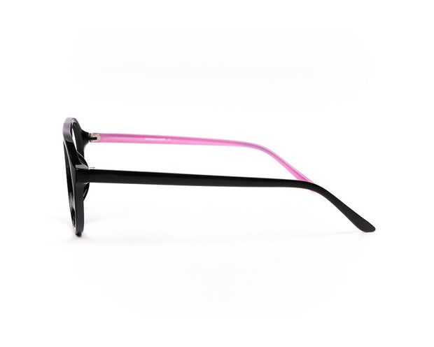 SHELL FRAME - FULL FRAME - BLACK SHINE - TUK2415 - ROUND - 50 - Lenses Included