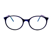 Round Blue WITH DARK Blue Full Frame BH314 - Specsmakers