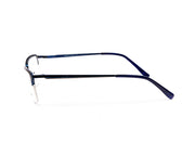 SPECSMAKERS - UNISEX RECTANGLE HALF FRAME - BLUE MATT GREY METALLIC - ANF30702