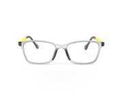Peepstar - KIDS Rectangle Full Frame - Grey Matt YELLOW - AMLT14001 - (LENSES INCLUDED)*