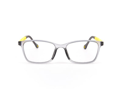 Peepstar - KIDS Rectangle Full Frame - Grey Matt YELLOW - AMLT14001 - (LENSES INCLUDED)*