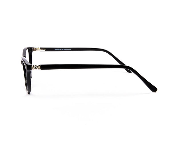 Happster - Female Cateye Full Frame - Black Shine BLACK - ANF6003 - (LENSES INCLUDED)*