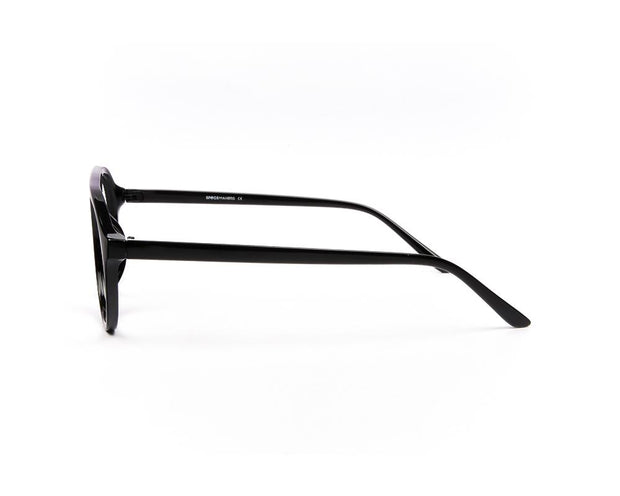 SHELL FRAME - FULL FRAME - BLACK SHINE - TUK2415 - ROUND - 50 - Lenses Included