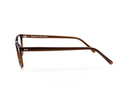 SHELL HAPSTER - FULL FRAME - BROWN SHINE - RECTANGLE - CO7182 - (Lenses Included)*