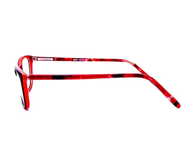 Square Red WITH Red Matt  Full Frame BH317 - Specsmakers