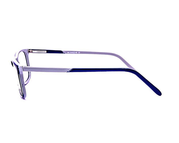 Square Grey WITH Dark Blue Shine Full Frame BH316 - Specsmakers
