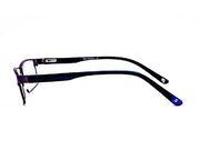 Rectangle Grey Metallic Shine WITH Blue Full Frame AMHPR10015 - Specsmakers