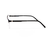 Specsmakers - Unisex DB Rectangle Half Frame - Black Matt SILVER - ANF30348 - (LENSES INCLUDED)*