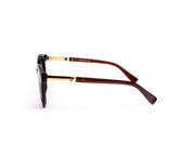 Round Brown Shine WITH Brown SUNGLASS SOG917