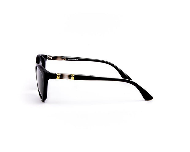 Cateye Black Shine WITH BLACK SUNGLASS SOG893