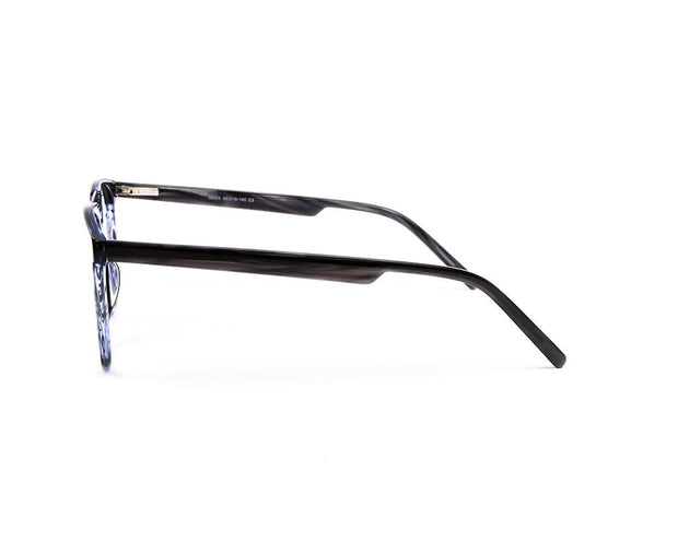 HAPPSTER - FULL FRAME - UNISEX - BLUE SHINE - BLACK - OVAL - (Lenses Included)*