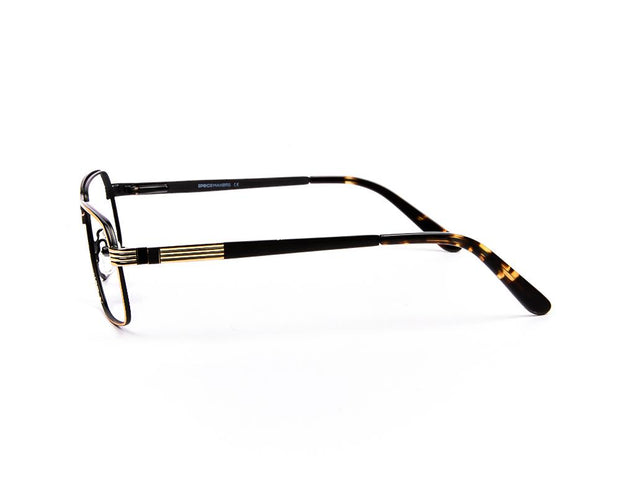 Specsmakers - Unisex DB Rectangle Full Frame - Gold Shine BLACK - ANF30633 - (LENSES INCLUDED)*