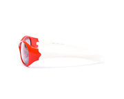 Oval Red Shine WITH WHITE SUNGLASS KIDS AMK809
