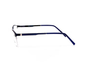 Specsmakers - Unisex DB Rectangle Half Frame - Blue Shine SILVER - ANF30348 - (LENSES INCLUDED)*
