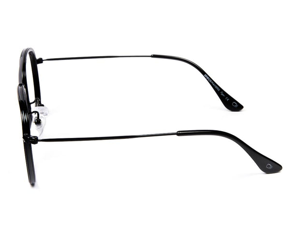 SPECSMAKERS-TUL98029-FULL FRAME-RX-BLACK SHINE-50- (LENSES INCLUDED)*