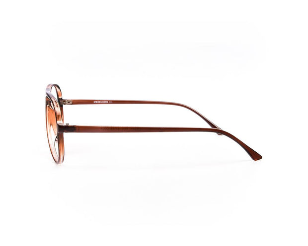 SHELL FRAME - FULL FRAME - BROWN SHINE - TUK2431 - Oval - 55 - Lenses Included