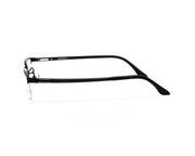 Specsmakers - Unisex Rectangle Half Frame - Black Matt BLACK - PEC88311 - (LENSES INCLUDED)*
