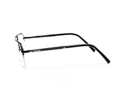 Specsmakers - Unisex DB Rectangle Half Frame - Grey Metallic Shine BLACK - ANF30578 - (LENSES INCLUDED)*