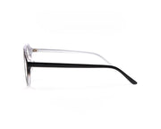 SHELL FRAME - FULL FRAME - BLACK SHINE - TUK2415 - ROUND - 50 - Lenses Included