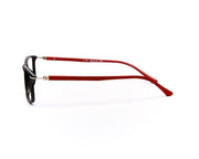 Specsmakers - Unisex Rectangle Full Frame - Black Matt Red - COC101 - (LENSES INCLUDED)*