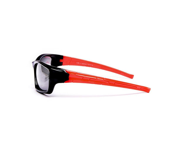 Rectangle Black Shine WITH Red SUNGLASS KIDS AMK801