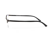 METAL  - HALF FRAME - GREY METALLIC MATT - TUK78071 - RECTANGLE - 51 - Lenses Incuded