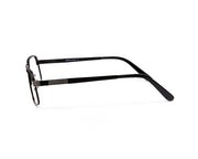 SPECSMAKERS - UNISEX DB RECTANGLE FULL FRAME - BLACK MATT Grey Metallic - ANF30633