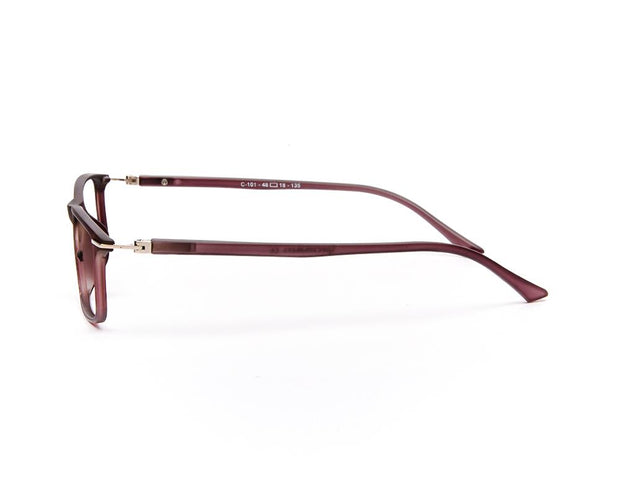 Specsmakers - Unisex Rectangle Full Frame - Brown Matt Brown - COC101 - (LENSES INCLUDED)*