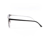 SHELL FRAME - FULL FRAME - BLACK SHINE - TUK2446 - ROUND - 51 - Lenses Included