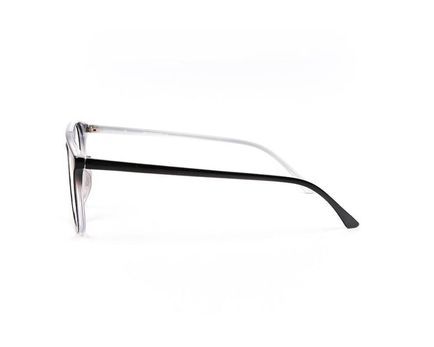 SHELL FRAME - FULL FRAME - BLACK SHINE - TUK2446 - ROUND - 51 - Lenses Included