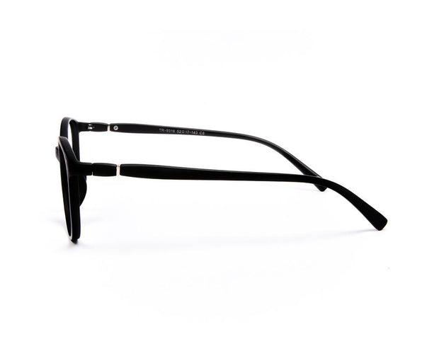 Round Black Matt WITH BLACK Shell Frame TUI9318 - (LENSES INCLUDED)*