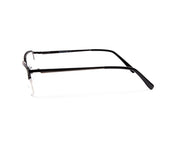 SPECSMAKERS - UNISEX RECTANGLE HALF FRAME - BLACK MATT GREY METALLIC - ANF30702