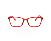 Peepstar - KIDS Rectangle Full Frame - Red Matt BLACK - AMLT14001 - (LENSES INCLUDED)*