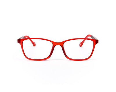 Peepstar - KIDS Rectangle Full Frame - Red Matt BLACK - AMLT14001 - (LENSES INCLUDED)*