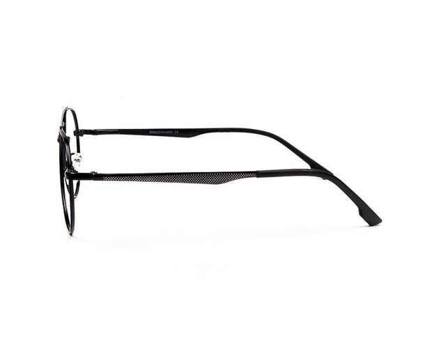 METAL  - FULL FRAME - BLACK SHINE - DB AOVAL - ANF30352 - (Lenses Included)*