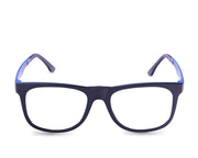 Rectangle Black Matt WITH Blue Clipon AMH8202 - Specsmakers