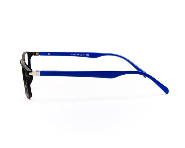 Specsmakers - Unisex Rectangle Full Frame - Black Matt Blue - COC105 - (LENSES INCLUDED)*