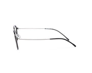 Square Black Shine WITH Grey Metallic Shell Frame SS10331 - (LENSES INCLUDED)*