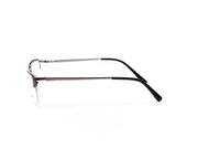 Specsmakers - Unisex Rectangle Half Frame - Grey Metallic Matt SILVER - ANF30702 - (LENSES INCLUDED)*