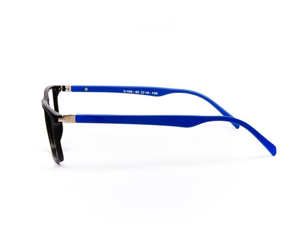 Specsmakers - Unisex Rectangle Full Frame - Black Matt Blue - COC104 - (LENSES INCLUDED)*