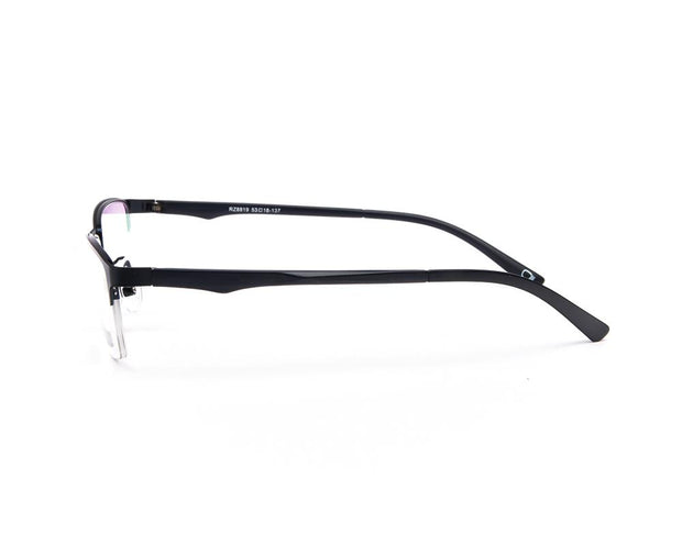 METAL  - HALF FRAME - BLUE MATT - TUK8819 - RECTANGLE - 53 - Lenses Incuded