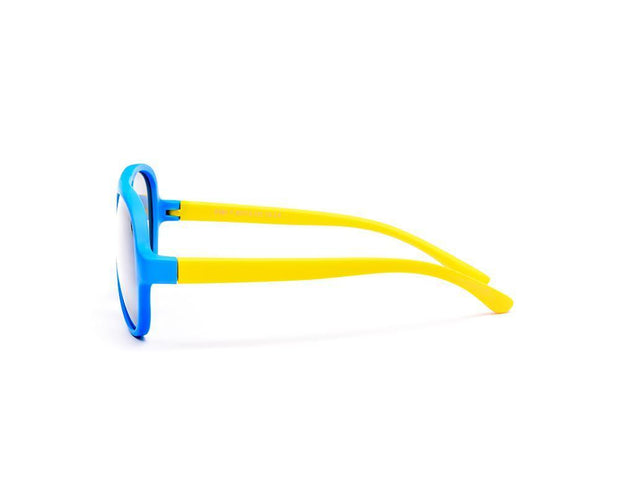 Oval Blue Matt WITH YELLOW SUNGLASS KIDS AMK893