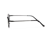 METAL  - FULL FRAME - BLACK MATT - ROUND - ANF30781 - (Lenses Included)*