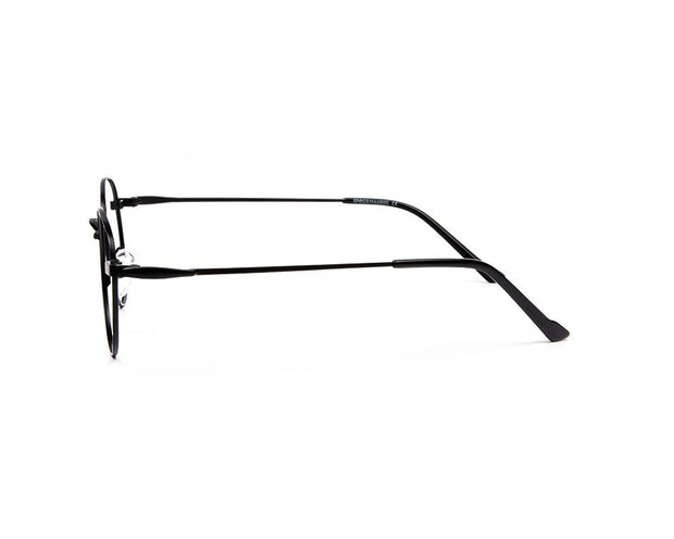 METAL  - FULL FRAME - BLACK MATT - ROUND - ANF30781 - (Lenses Included)*