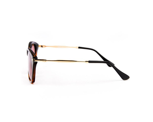 SUNGLASS - FULL FRAME - BROWN SHINE - MUA6044 - CATEYE - 54